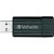 Pendrive, 32GB, USB 2.0, 10/4MB/sec, VERBATIM "PinStripe", fekete